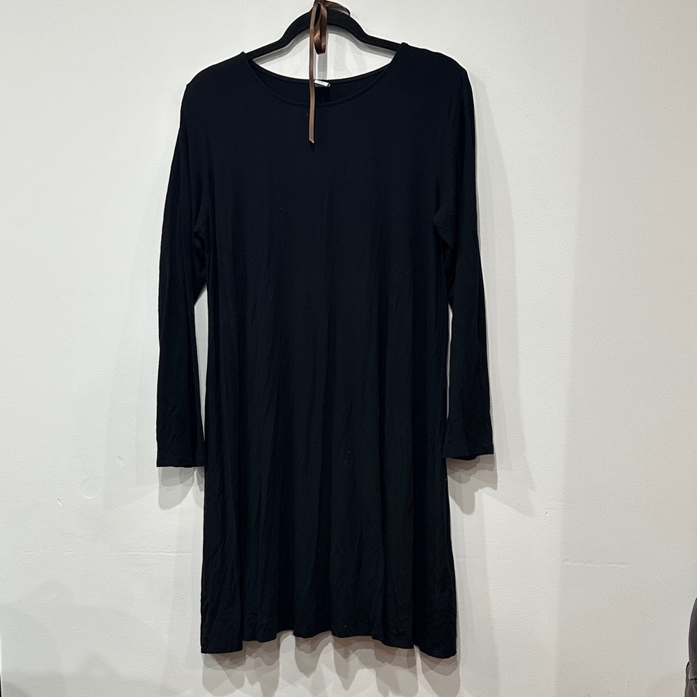 Old Navy Classic Black Long Sleeve Dress